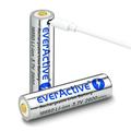 EverActive Silver+ Lithium MicroUSB Batterie rechargeable 18650 - 2600mAh