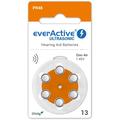 EverActive Ultrasonic 13/PR48 Piles pour appareils auditifs - 6 pièces