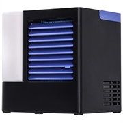 Mini-climatiseur de bureau F10 TJ-101 avec veilleuse - Noir