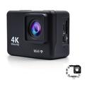 Caméra d'action F300AB-R 4K WiFi avec écran tactile et boîtier étanche - Noir
