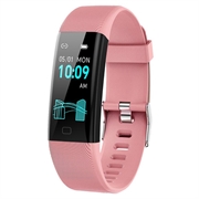F71 Smart Bracelet / Fitness Tracker avec surveillance de la pression artérielle - Rose