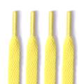 Lacets plats en polyester - 120cm - Jaune