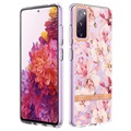 Coque Samsung Galaxy S20 FE en TPU - Série Flower - Gardénia Rose