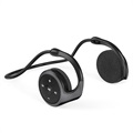 Foldable Neckband Bluetooth Headphones A23 (Open Box - Excellent) - Black