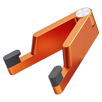 Support de téléphone pliable en alliage d\'aluminium pour smartphones/tablettes 4-7" - Orange