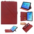 Étui à Rabat Huawei MediaPad M5 10/M5 10 (Pro) avec Porte-Cartes - Rouge