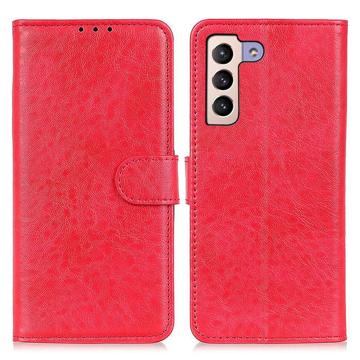 Étui Portefeuille Samsung Galaxy S23+ 5G avec Fermeture Magnétique - Rouge