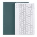 Étui Clavier Bluetooth pour iPad Air 2022/2020 avec Fente pour Stylet (Emballage ouvert - Bulk) - Vert Minuit
