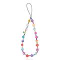 Pendentif pour téléphone / dragonne avec perles en forme de fruits - 22cm - Multicolore