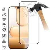 Protecteur d'écran Honor 600 Lite en verre trempé Couverture complète - 9H - Bord noir