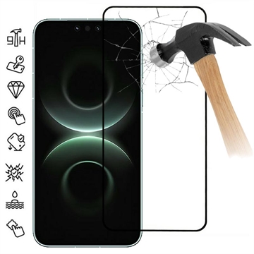 Protecteur d\'écran Huawei Mate 80 Pro Max en verre trempé Couverture complète - 9H - Bord noir