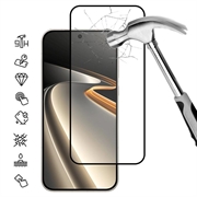 Protecteur d'écran OnePlus Ace 6 Ultra en verre trempé Couverture complète - 9H - Bord noir