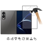 Protecteur d'écran Samsung Galaxy Z Fold8 en verre trempé Couverture complète - 9H - Bord noir