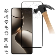 Protecteur d'écran Xiaomi 15T/15T Pro en verre trempé Couverture complète - 9H - Bord noir