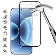 Protecteur d'écran Xiaomi 17T en verre trempé Couverture complète - 9H - Bord noir