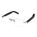 G06-T Lunettes de musique sans fil / Lunettes intelligentes Bluetooth 5.3 avec micro/haut-parleur - Noir