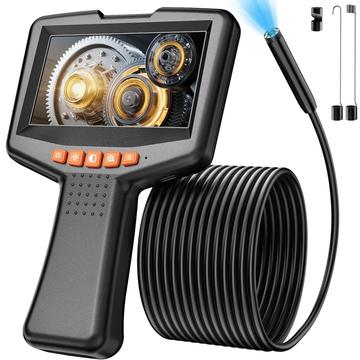 Endoscope industriel étanche G41 avec écran IPS 4.3" - 5m - Noir