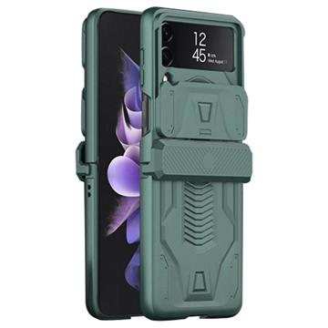 Coque Samsung Galaxy Z Flip4 GKK Camera Slider - Vert