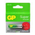 Piles GP Super G-Tech LR6/AA - 5 pièces