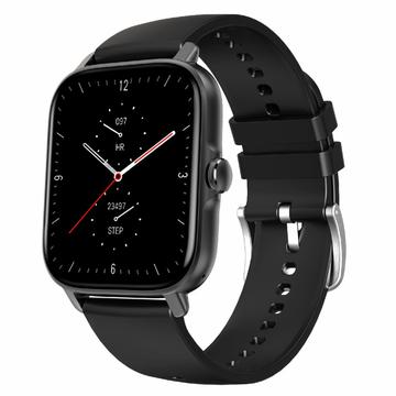 GT21 Montre intelligente avec écran HD de 1.75" - moniteur de fréquence cardiaque et d\'ECG, IP67 - Noir