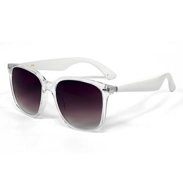 Lunettes intelligentes GY500 AI avec Bluetooth 5.4, UV400 et traduction en temps réel - Transparent / Blanc