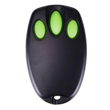 Télécommande d\'ouverture de porte de garage - 3 boutons, 100m de portée, compatible avec les moteurs MR & MT - Vert
