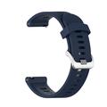 Bracelet Garmin Forerunner 245/645 en Silicone Souple - Bleu Foncé