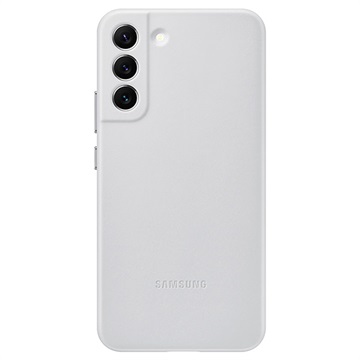 Coque Samsung Galaxy S22+ 5G en Cuir EF-VS906LJEGWW - Gris Clair