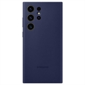 Coque Samsung Galaxy S23 Ultra 5G en Silicone EF-PS918TNEGWW - Bleu Marine