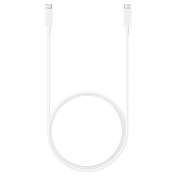 Câble USB-C / USB-C Samsung EP-DX510JWEGEU (Satisfaisant Bulk) - 5A, 1.8m - Blanc