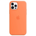 Coque Silicone avec MagSafe iPhone 12/12 Pro Apple MHKY3ZM/A - Kumquat