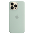 Coque iPhone 14 Pro en Silicone avec MagSafe Apple MPTL3ZM/A - Bleu Cactus