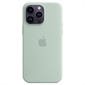 Coque iPhone 14 Pro Max en Silicone avec MagSafe Apple MPTY3ZM/A - Bleu Cactus