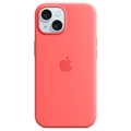 Coque iPhone 15 Plus en Silicone avec MagSafe Apple MT163ZM/A - Goyave