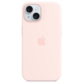 Coque iPhone 15 Plus en Silicone avec MagSafe Apple MT143ZM/A - Rose Clair