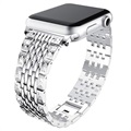 Bracelet Apple Watch Series 9/8/SE (2022)/7/SE/6/5/4/3/2/1 Glam - 41mm/40mm/38mm - Argenté