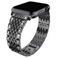Bracelet Apple Watch Series Ultra 2/Ultra/9/8/SE (2022)/7/SE/6/5/4/3/2/1 Glam - 49mm/45mm/44mm/42mm - Noir