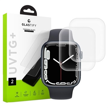 Protecteur d\'Écran Apple Watch Series 9/8/7 Glastify UVTG+ - 45mm
