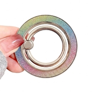Support pour anneau anti-stress MagSafe pailleté - Arc-en-ciel