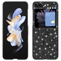 Coque Hybride Samsung Galaxy Z Flip5 - Série Glitter - Noire
