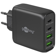 Chargeur rapide multiport Goobay 68W PD GaN - Noir