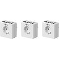 Goobay Digital Timer Socket 16A - 3-pack - Blanc