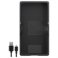 Pad de Chargement sans fil Qi Rapide de Voiture Goobay - 10W - Noir