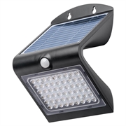 Goobay Applique solaire LED avec détecteur de mouvement - 4W - Noir