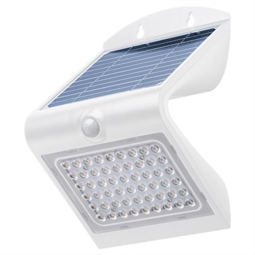 Goobay Applique solaire LED avec détecteur de mouvement - 4W - Blanc