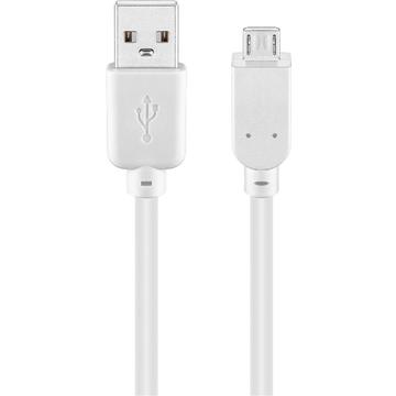 Goobay Micro USB Cable - 0.3m - White