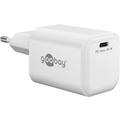 Chargeur rapide Goobay Nano 65W USB-C PD GaN - Blanc