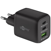 Chargeur rapide multiport Goobay Nano 65W USB-C PD GaN