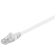 Câble réseau Goobay RJ45 U/UTP CAT 5e - 10m - Blanc