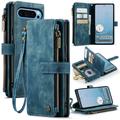 Étui Portefeuille Google Pixel 10 Pro XL Multifonctionnel Caseme C30 - Bleu